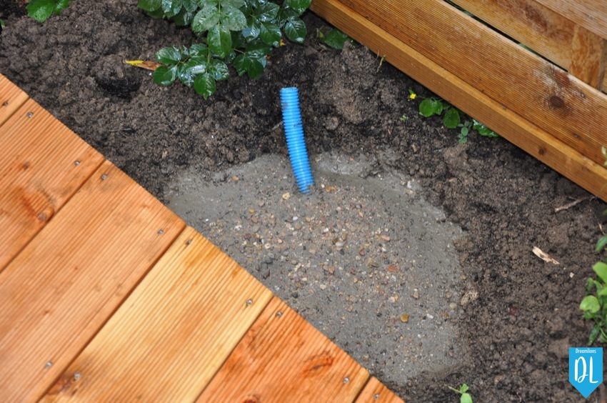 Strom für Rostlampen, Corten